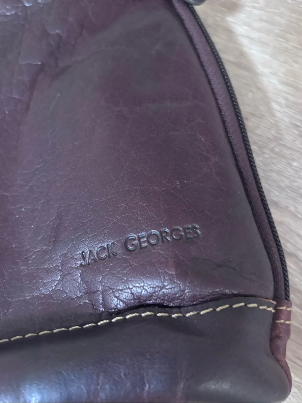 Jack Georges Voyager Brown Leather Backpack for Women